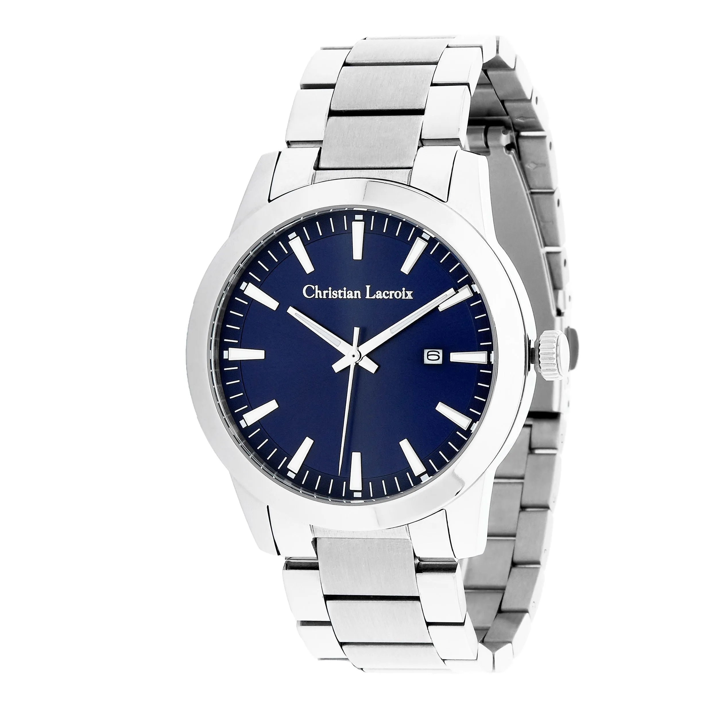 CHRISTIAN LACROIX LMD490B - Date watch Astrum Chrome / Navy