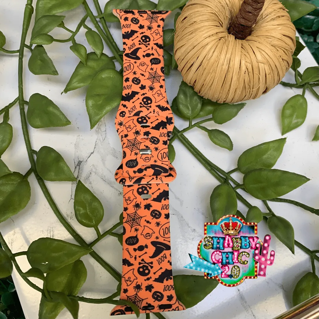Orange Boo Watchbands