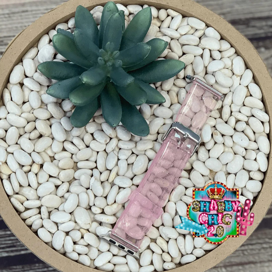 Pink with Glitter Watchbands