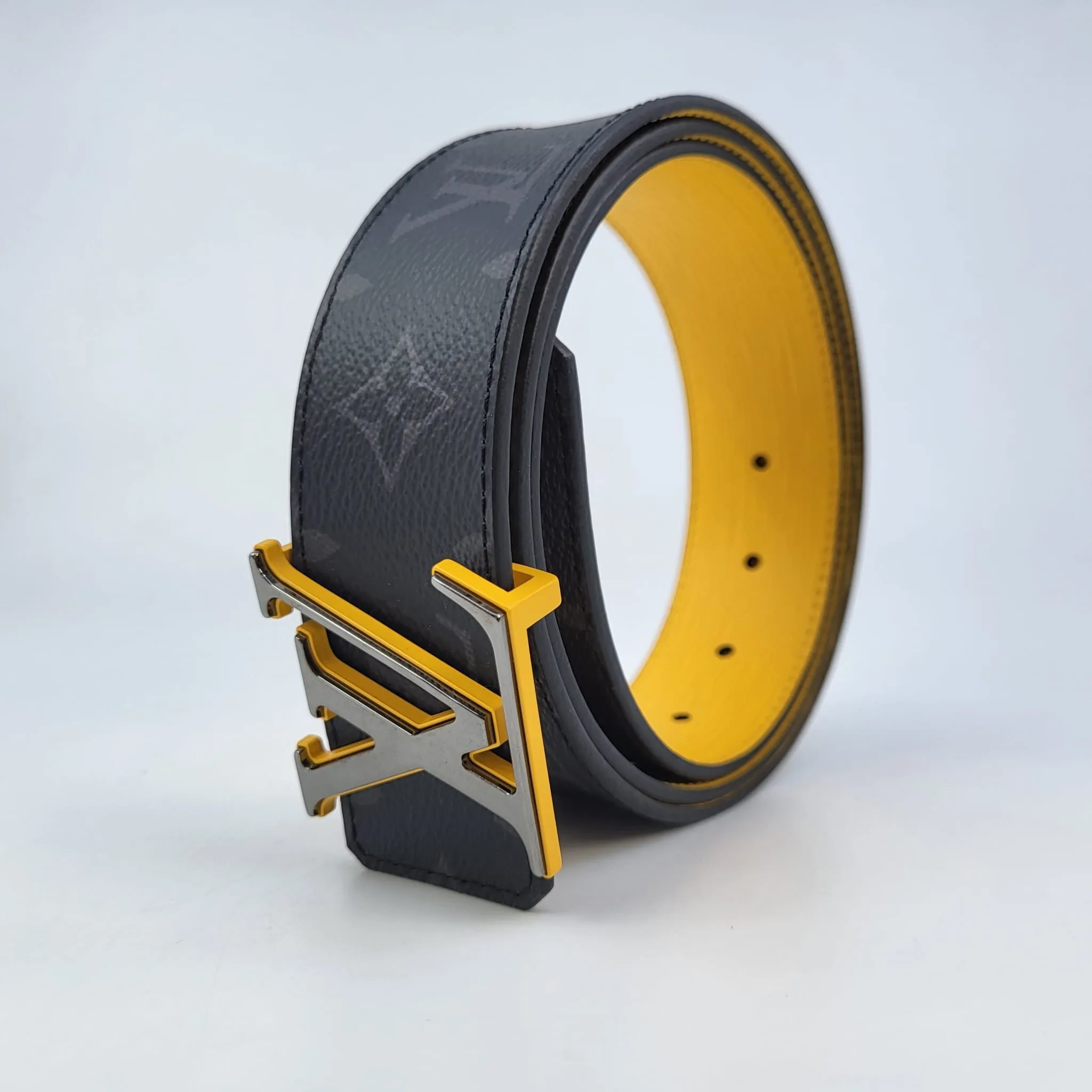 Reversible Monogram Eclipse Epi Initials 40 MM Belt