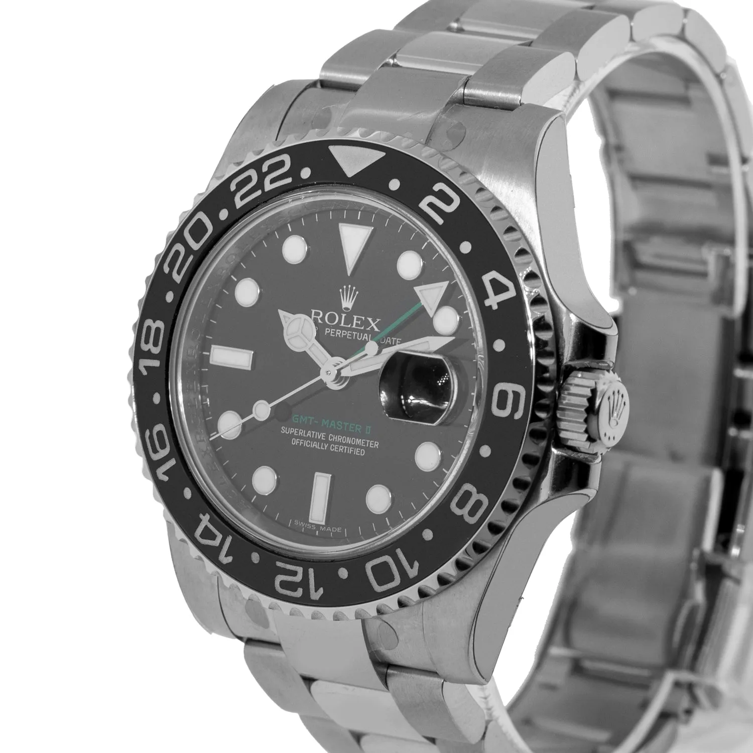 Rolex GMT-Master II New Old Stock 40mm Steel Black Dial & Black Ceramic Bezel 116710LN