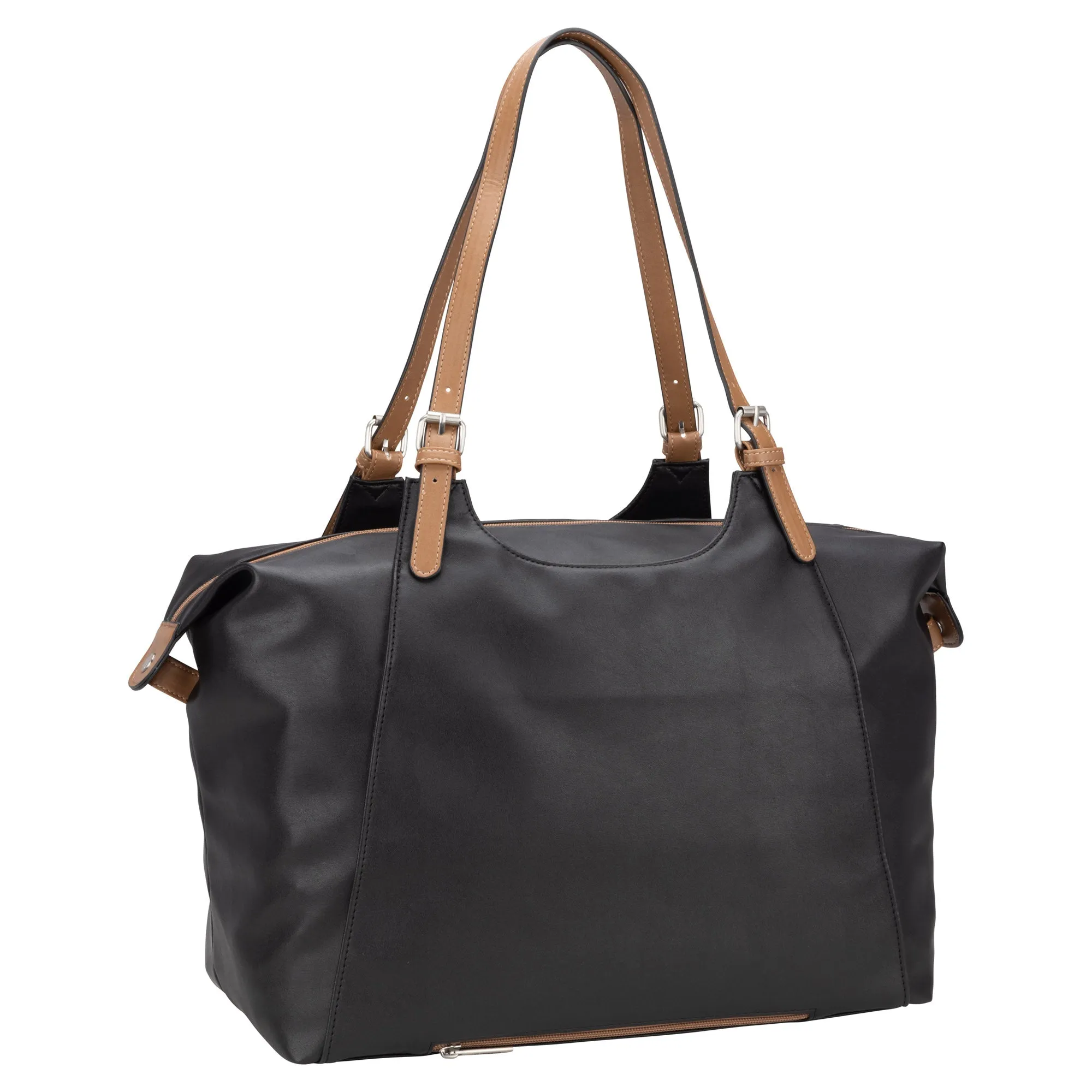 Roots Belt Buckle Double Handle Satchel - ONLINE ONLY